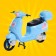 Masha doll with a moped and accessories, mix