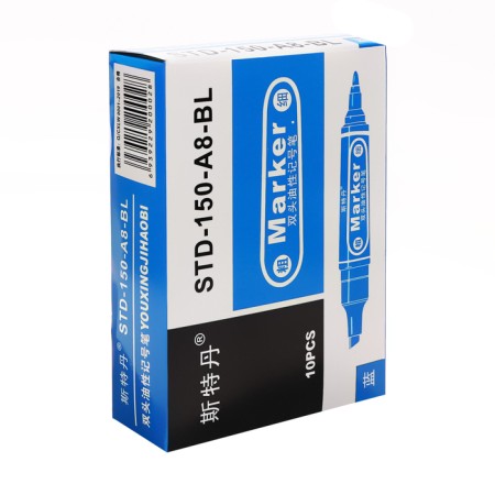 Permanent, double -sided, round, 5 mm/3 mm marker, blue, calligrata 1150-6