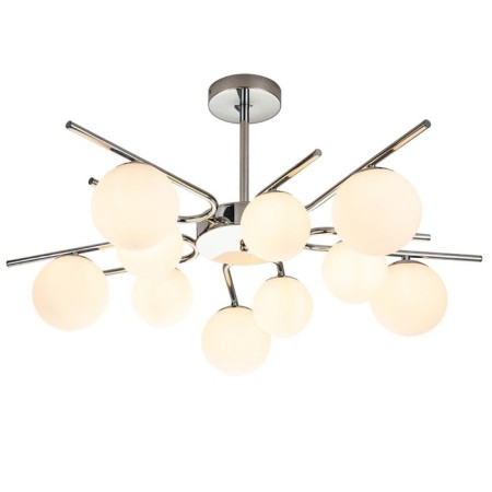 Lamp on the rod 10x40W G9, size 82x82x38 cm
