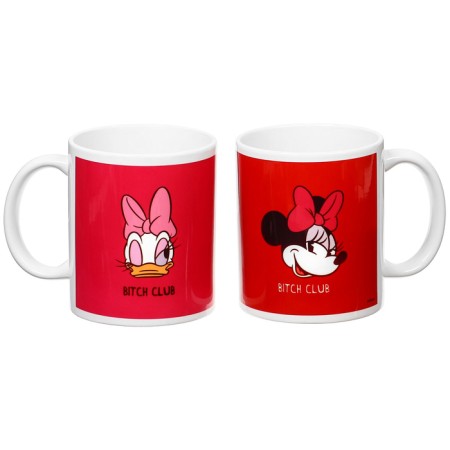 Set of paired mugs, 320 ml "girlfriends", Mickey and friends-3