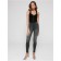 Women's jeans modeling Conte Elegant Skinny, size XS, color Washed Black