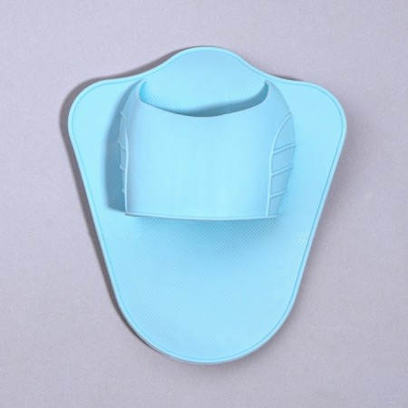 Massage - brush, anti -cellulite, 14 × 12 × 3.5 cm, blue color-7