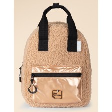 Baby bag, size 9.5x21x26.5 cm, beige color
