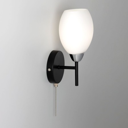 Sconces Citilux "Florida" CL148315, 15x23.5 cm, 1x60W, E14, Black Color Black-2