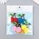 Decor for the creativity of felt "Double cherries" set of 5 pcs 5x4.7 cm