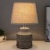 Table lamp "Roustic" 1he14 40W Black 22x22x36 cm Risalux