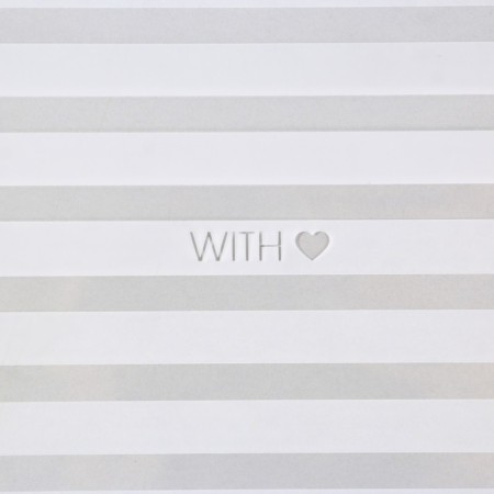 Flower film packaging glossy "stripes", 0.6 x 8 m-1