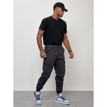 Male jeans, size 56, dark gray color-6
