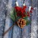 Decor "Winter charm" berry berries flower, 15 cm