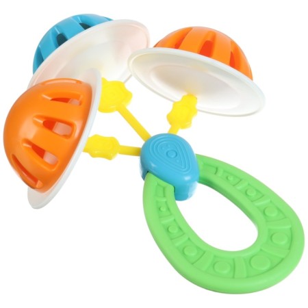 A rattle - a “planet” teether, an elastic pen, types and color mix-11