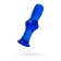 Sexus Glass anal plug, glass, blue, 13.5 cm, d = 4.5 cm