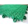 Modular plastic flooring for the floor, 33 x 33 x 0.9 cm, green color