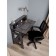 Universal Tokyo table, 780 × 504 × 900 mm, color cement dark prayer / black edge
