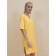 Female dress, size l, yellow color
