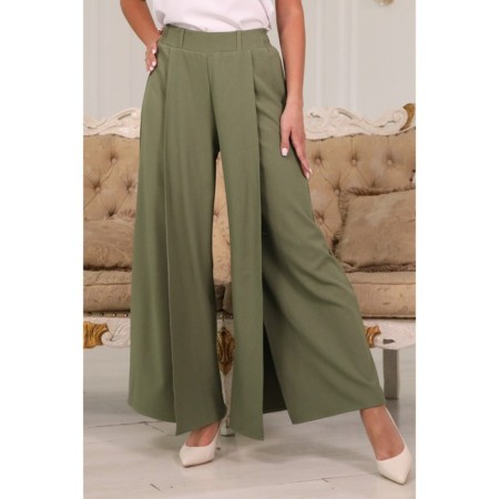 Women's pants, size 44, khaki color-12