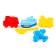 Set for playing in sand No. 380: Ship "Wave", scoop, 3 molds, color mix