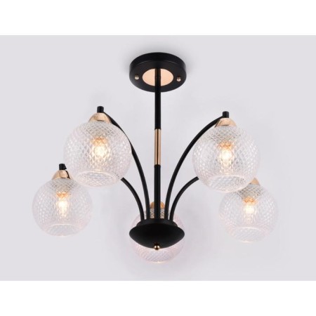 Ambrella Light Traditional, 5x40W E27 chandelier, Black gold color-1