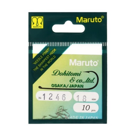 Hooks Maruto 1246, color Ni, No. 18, 10 pcs.