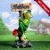 Garden figure "Frog with a sign" Hello "14x24x50cm