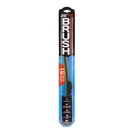 Brush wiper brush "B", 26 "/ 650 mm, frameless, 5 adapters