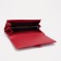 Women's wallet on magnets, red color