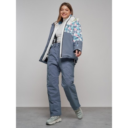 Ski suit female, size 48, white color-23