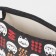 Cosmetic bag with lightning, black color