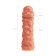 Kokos nozzle is realistic with additional stimulation, TPE, bodily, 15.6 cm