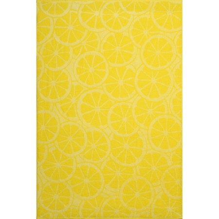 Terry towel Lemon Color, 100x150 cm, yellow color-4