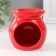 Aroma lamp ceramics "Kiss me" red 7.2x7.2x7.8 cm