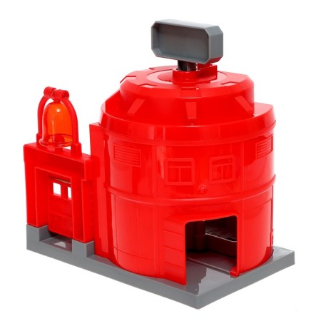 Parking "Firefight", with a rise, the machine drops off the button, the bell calls, mix-6