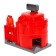Parking "Firefight", with a rise, the machine drops off the button, the bell calls, mix
