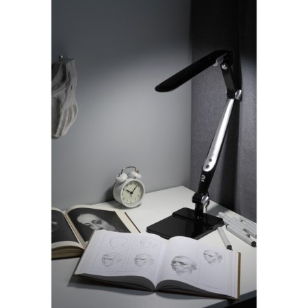 NLED-497-12W-BK desktop lamp on the clamp and with the base of black-11