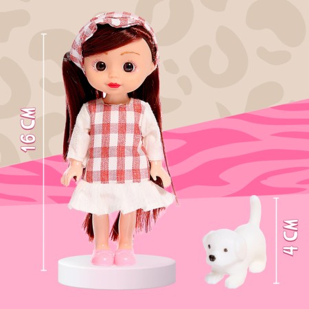 Classic "Baby Sonya" doll with a pet-1