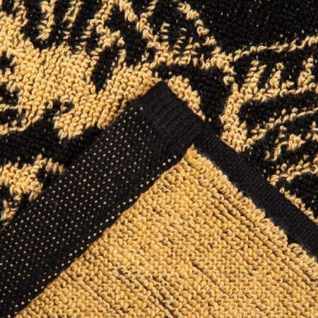The towel Named Terry Ethel "Alexey" is black, 50x90cm, 100% cotton, 420g/m2-3
