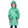 Raincoat for girls, height 104 cm, green color