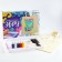 We draw a set for creativity using EBRU technique, chover, 5 colors