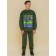 Pants for boys, height 116 cm, khaki color