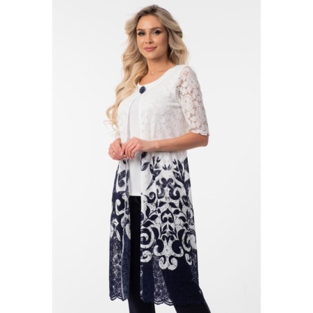 Women's tunic, size 42, white color-11