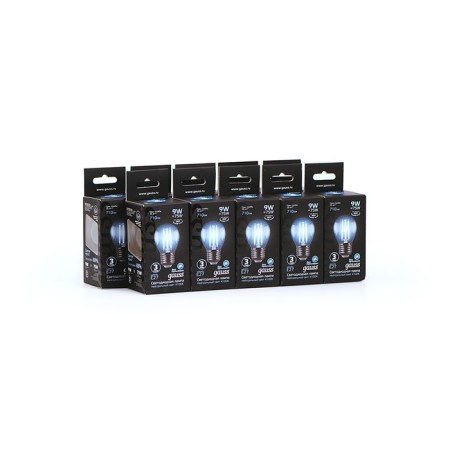 LED LED Filament Filament 9W ball 4100k neutr. Bel. E27 710lm Gauss 105802209-5