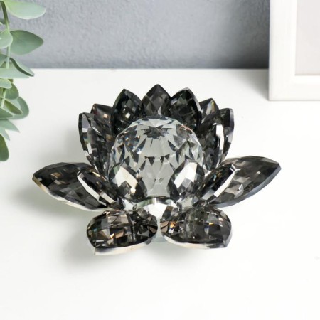 Souvenir Glass "Black Lotus" 13*13*6.5 cm