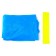 Children's raincoat with reflective elements, blue color (120-160 cm)