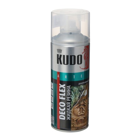 Liquid rubber, paint for decorative work Kudo Deco Flex, transparent, KU-5351, 520 ml