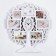 Wall watches with photo frames "Family", silent, 51.5 x 60.5 cm, aa