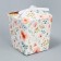 Bonbonnier box, gift packaging, “watercolor flowers”, 7.5 x 8 x 7.5 cm