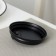 Plastic disposable lid for a black glass, with a valve, d = 8 cm