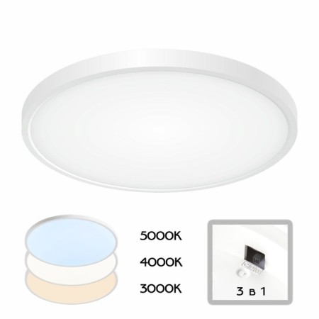Lamp of the Citilux “BASIC” CL738320V, 40x40x2.5 cm, 1x32W, LED, white color