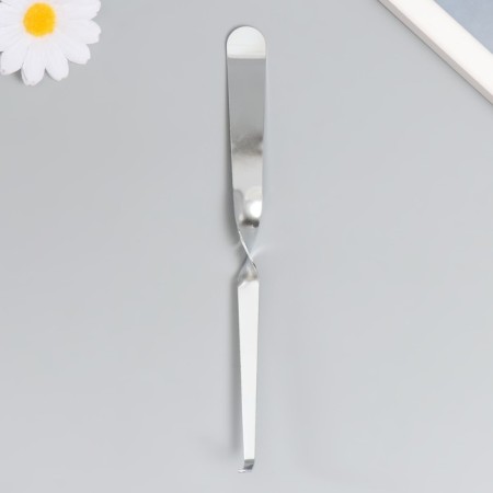 Hoolehok for candles stainless steel "turns" silver 1.5x20 cm