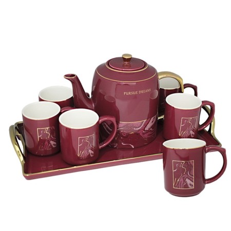 Tea set of Lenardi, 9 items-1
