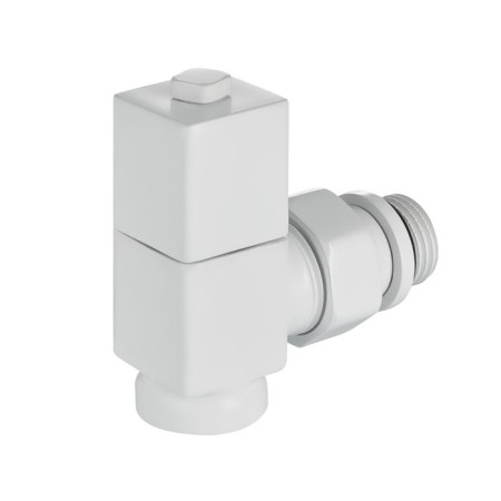 Set of design-valules Royal Thermo Cube, corner, 1/2 ", white-3